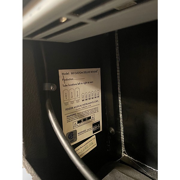 Used Fender 1968 Custom Deluxe Reverb 22W 1x12 Tube Guitar Combo Amp