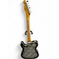 Used Fender Custom Shop Limited Dual P90 Black Paisley Hollow Body Electric Guitar