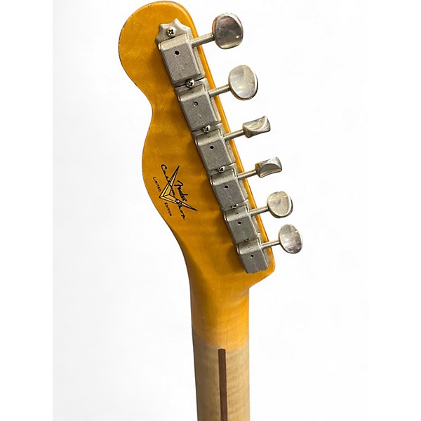 Used Fender Custom Shop Limited Dual P90 Black Paisley Hollow Body Electric Guitar