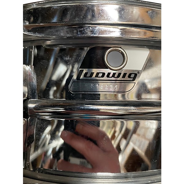 Used Ludwig 5.5X14 ROCKER SERIES SNARE DRUM CHROME Drum
