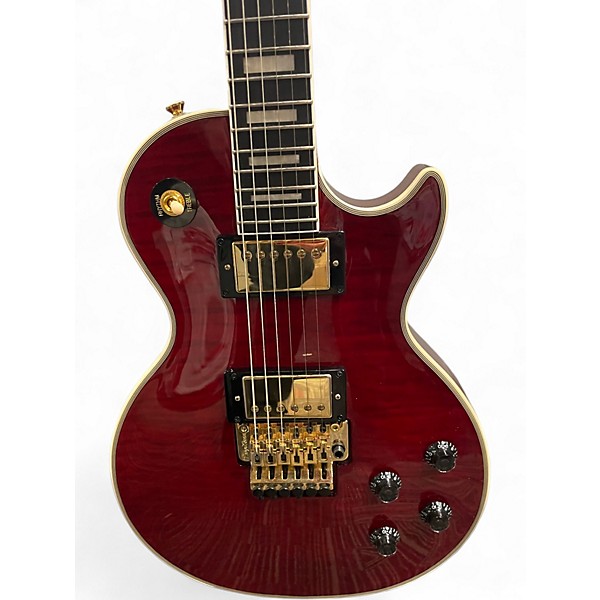 Used Epiphone ALEX LIFESON LES PAUL CUSTOM AXCESS Ruby Solid Body Electric Guitar