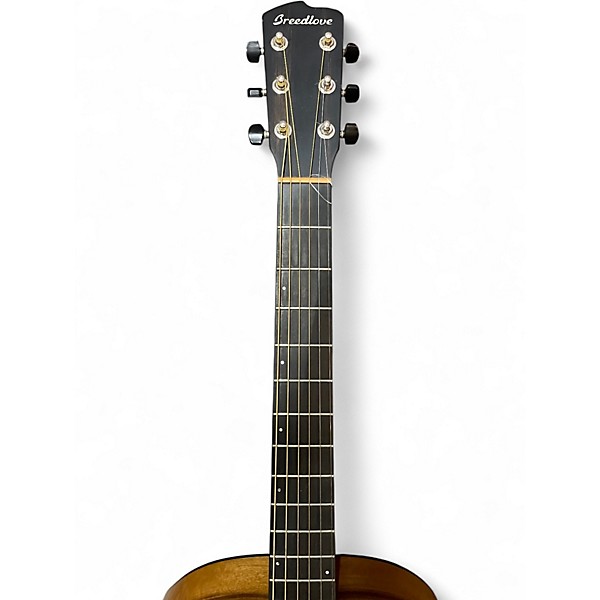 Used Breedlove Oregon Dreadnought Natural Acoustic Electric Guitar