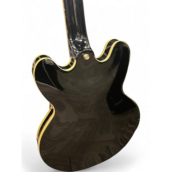 Used Epiphone Sheraton II Pro Black Hollow Body Electric Guitar