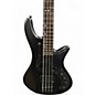 Used 2020s Schecter Guitar Research Stiletto Stealth 4 Black Electric Bass Guitar