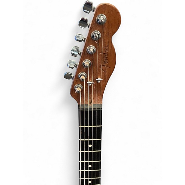 Used Fender American Acoustasonic Telecaster Natural Acoustic Electric Guitar