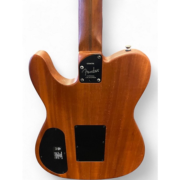 Used Fender American Acoustasonic Telecaster Natural Acoustic Electric Guitar