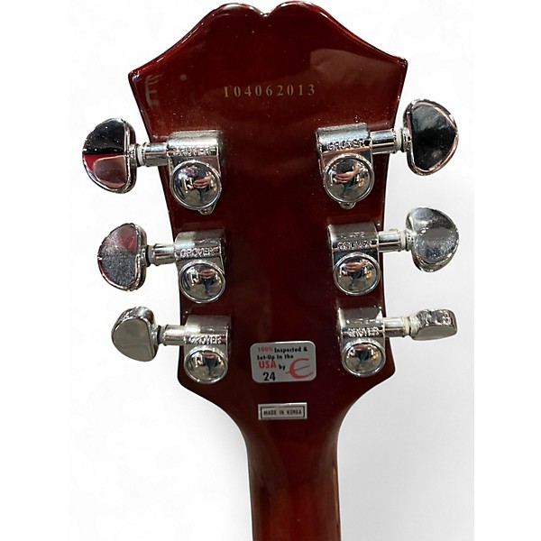 Used Epiphone Wildkat with Bigsby Natural Hollow Body Electric Guitar