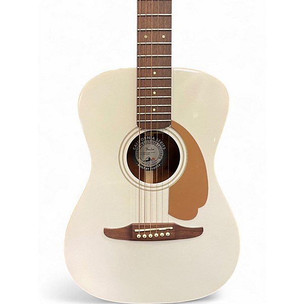 Used Fender MALIBU PLAYER ARG Classic White Acoustic Electric Guitar