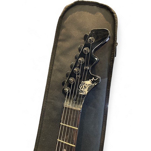 Used Esteban MIDNIGHT LEGACY Black Solid Body Electric Guitar
