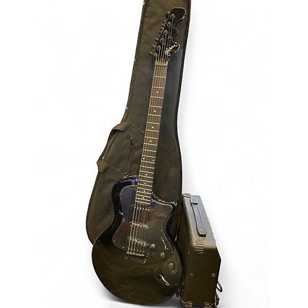 Used Esteban MIDNIGHT LEGACY Black Solid Body Electric Guitar