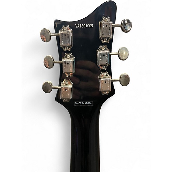 Used Rivolta MONDO MONDATA Black and Gold Solid Body Electric Guitar