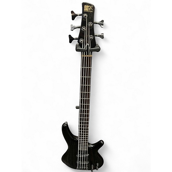 Used Ibanez SR885LE Black Electric Bass Guitar
