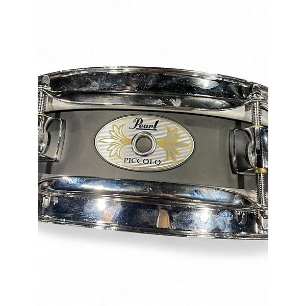 Used Pearl 3.5X13 Power Piccolo Snare Matte Grey Drum