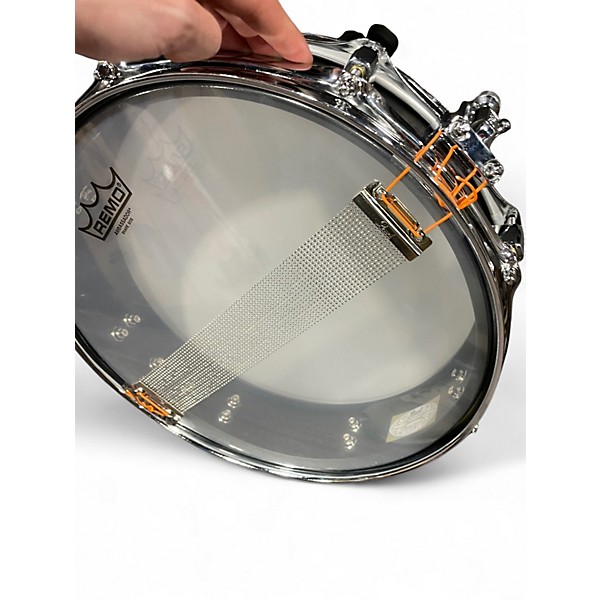 Used Pearl 3.5X13 Power Piccolo Snare Matte Grey Drum