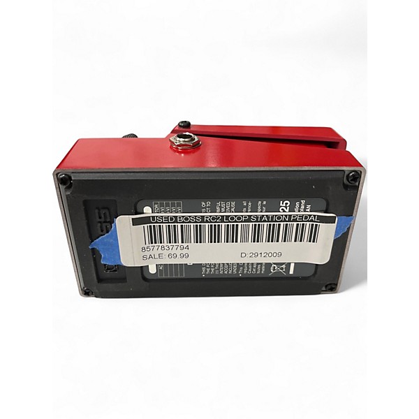 Used BOSS RC2 Loop Station Pedal