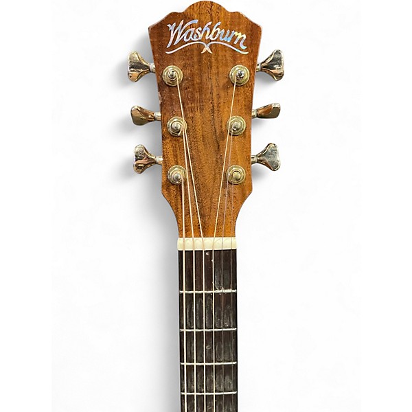 Used Washburn Bella Tono Elite Natural Acoustic Electric Guitar