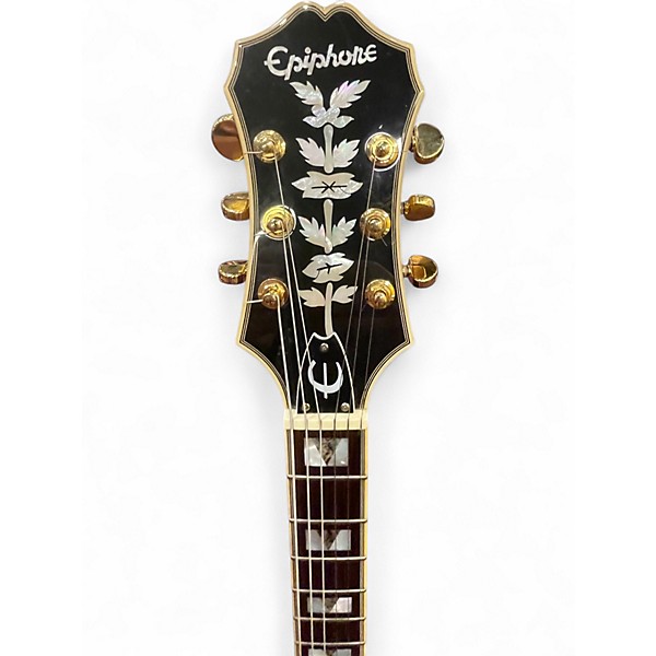 Used Epiphone Sheraton II Tobacco Burst Hollow Body Electric Guitar