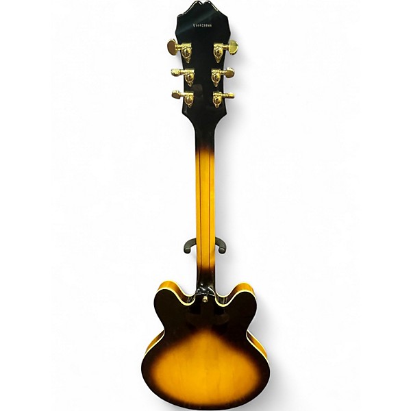 Used Epiphone Sheraton II Tobacco Burst Hollow Body Electric Guitar