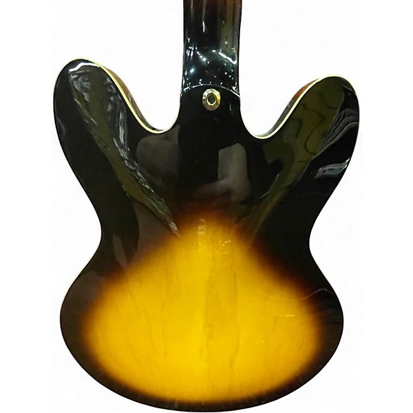 Used Epiphone Sheraton II Tobacco Burst Hollow Body Electric Guitar