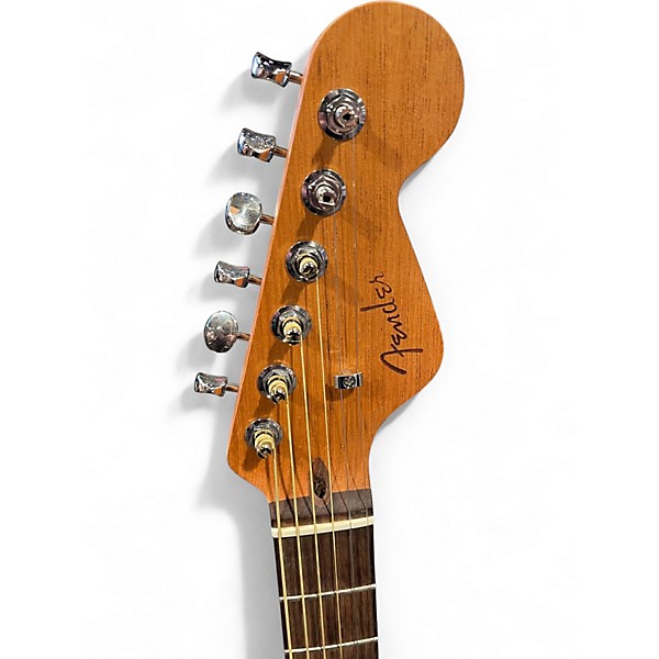 Used Fender HIGHWAY DREADNAUGHT Natural Acoustic Electric Guitar