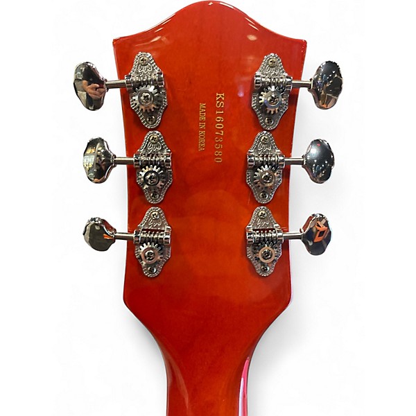 Used Gretsch Guitars G5422T Electromatic Orange Hollow Body Electric Guitar