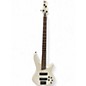 Used Ibanez SR250 Pearl White Electric Bass Guitar thumbnail