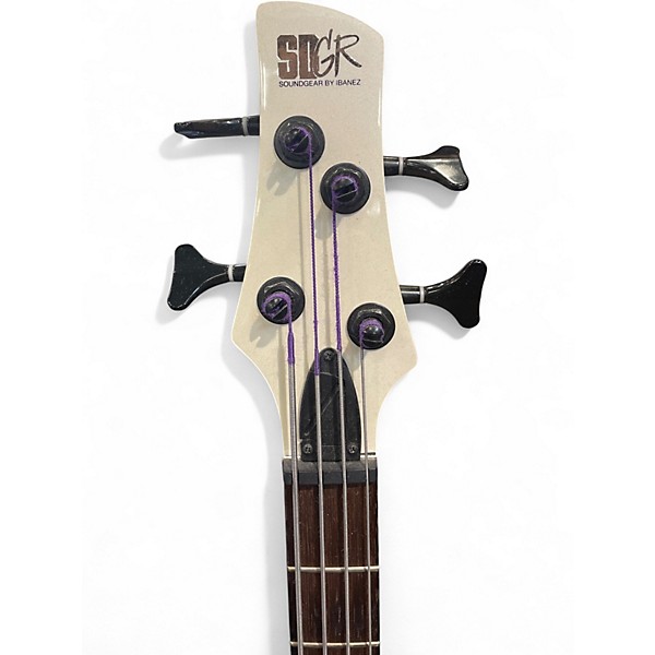 Used Ibanez SR250 Pearl White Electric Bass Guitar