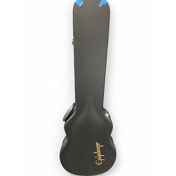 Used Epiphone Les Paul Custom Ebony Solid Body Electric Guitar