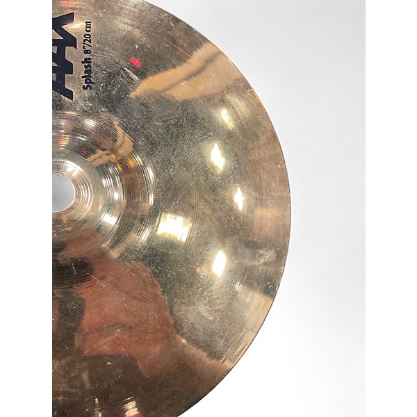 Used SABIAN 8in AAX Splash Brilliant Cymbal