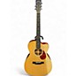 Used Eastman E1 OMCE-DLX Natural Acoustic Electric Guitar thumbnail