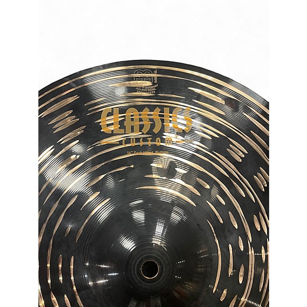Used MEINL 14in CLASSICS CUSTOM DARK HIHAT PAIR Cymbal