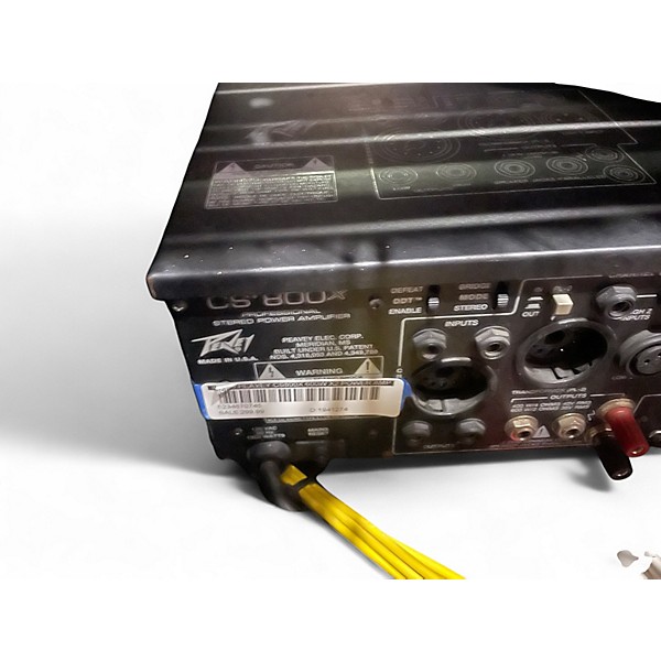 Used Peavey CS800X 600W x2 Power Amp