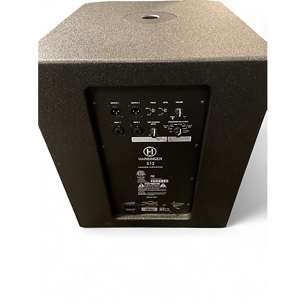 Used Harbinger S12 Powered Subwoofer