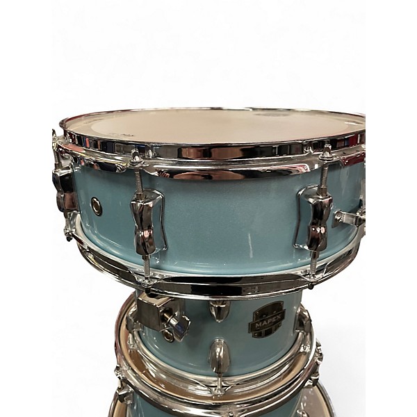 Used Mapex 5 Piece VENUS AQUA BLUE SPARKLE Drum Kit