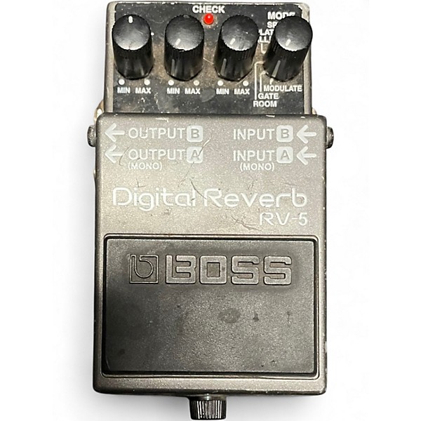 Used BOSS RV5 Digital Reverb Effect Pedal