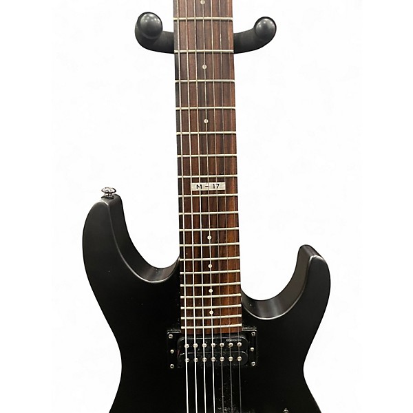 Used ESP M-17 ltd Black Solid Body Electric Guitar