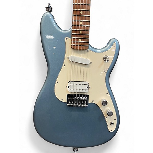 Used Fender Duo Sonic HS Ice Blue Metallic Solid Body Electric Guitar