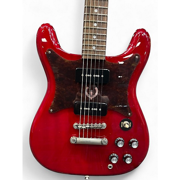 Used Epiphone Wilshire P-90 Cherry Solid Body Electric Guitar