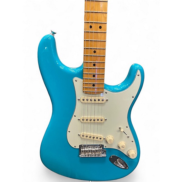 Used Fender American Professional II Stratocaster Miami Blue Solid Body Electric Guitar