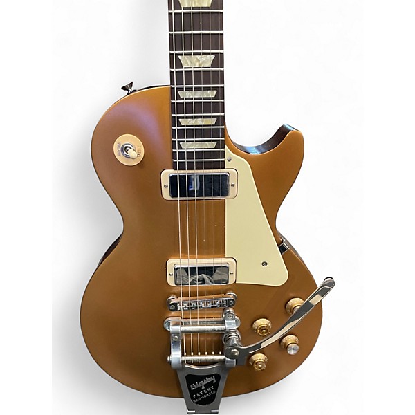 Used 2012 Gibson Les Paul 70's tribute Gold Top Solid Body Electric Guitar