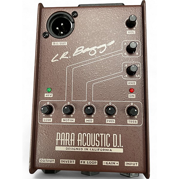 Used LR Baggs Para Acoustic DI Direct Box Pre With EQ Direct Box