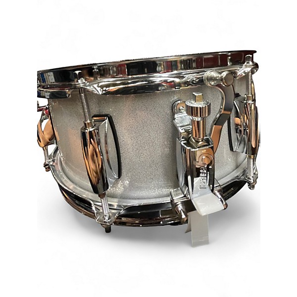 Used Gretsch Drums 5.5X14 Energy Snare Silver Sparkle Drum