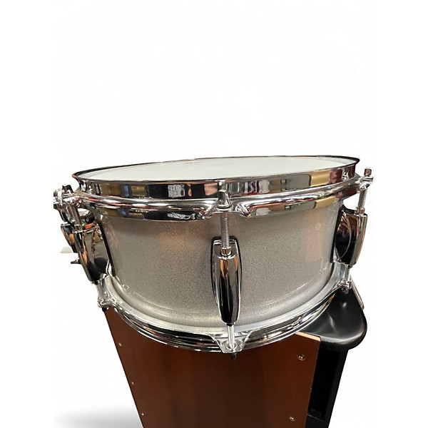 Used Gretsch Drums 5.5X14 Energy Snare Silver Sparkle Drum