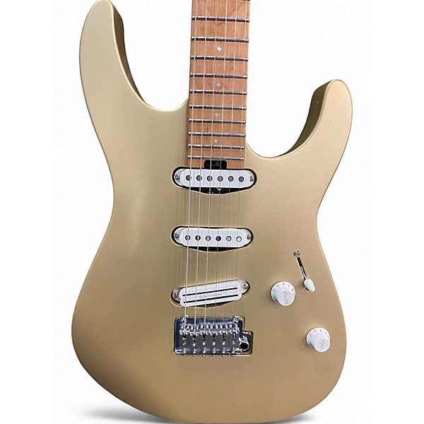 Used Charvel DK22 Gold Solid Body Electric Guitar
