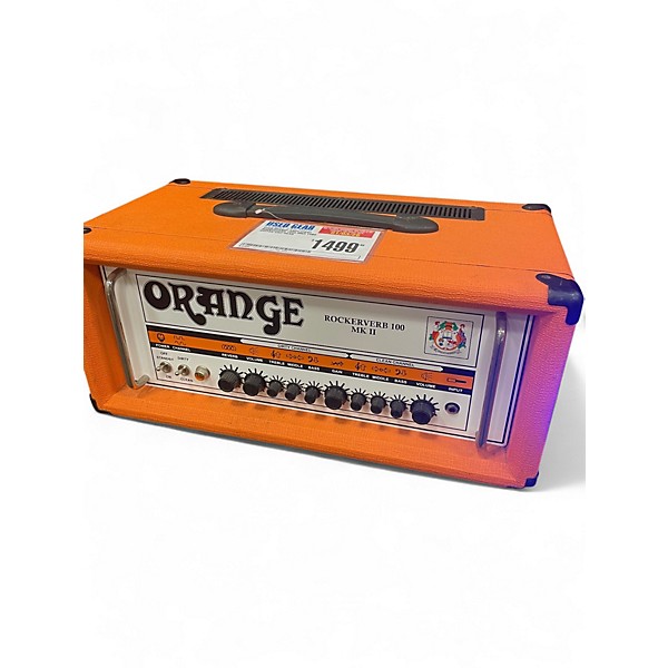 Used Orange Amplifiers Rockerverb 100H MKII Tube Guitar Amp Head