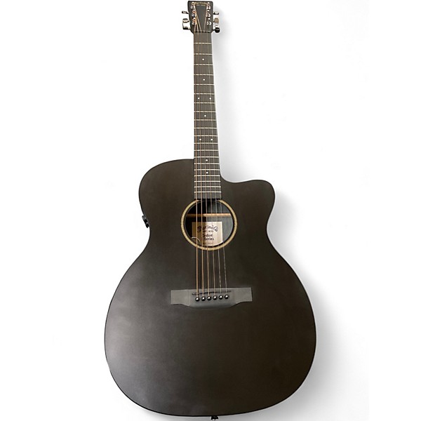 Used Martin CUSTOM X SERIES Black Acoustic Electric Guitar
