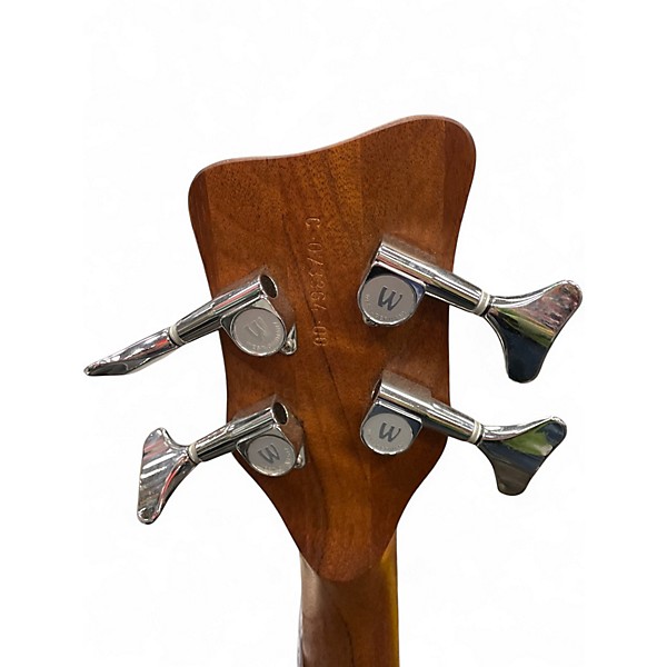 Used Warwick Corvette 4 String Brown Electric Bass Guitar