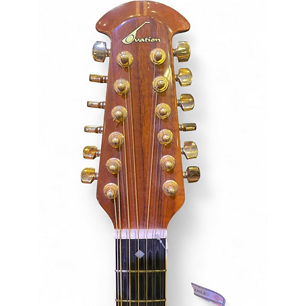 Used Ovation 1756 Legend Natural 12 String Acoustic Electric Guitar
