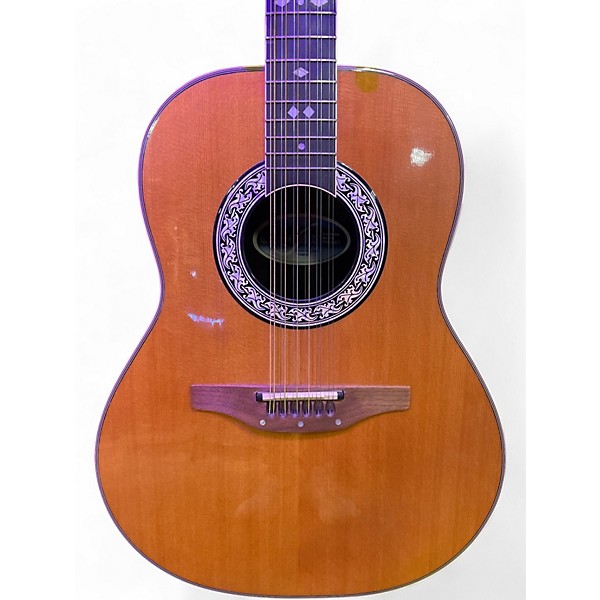 Used Ovation 1756 Legend Natural 12 String Acoustic Electric Guitar