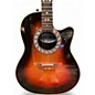 Used Ovation Custom Balladeer 1862 2 Color Sunburst Acoustic Electric Guitar